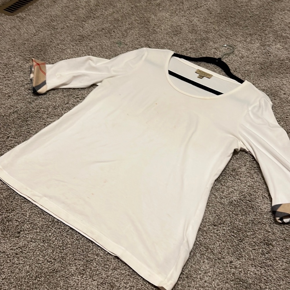 Burberry white t-shirt